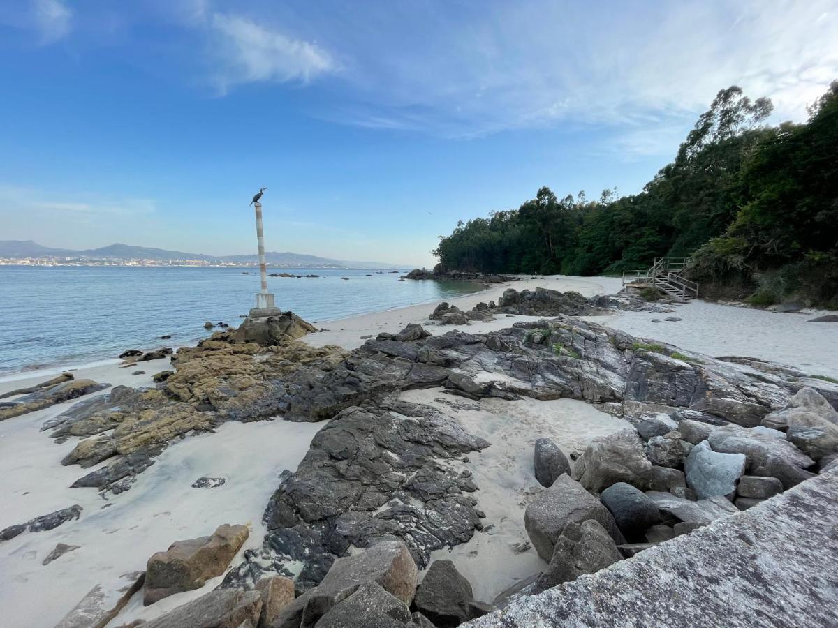 Atico En Moana- Playa A Xunqueira, A 15 Min De Vigo Apartment ภายนอก รูปภาพ