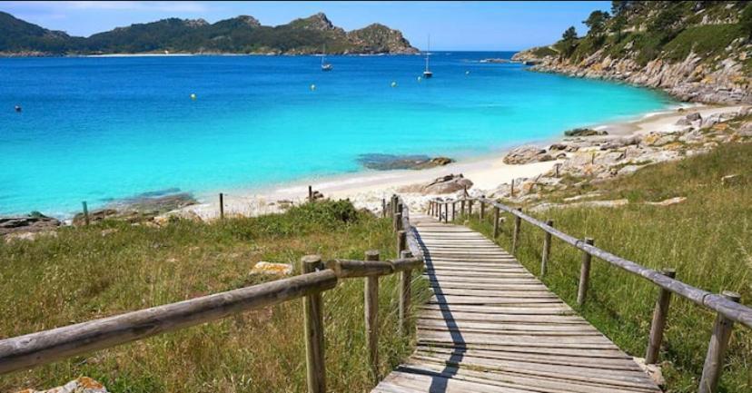 Atico En Moana- Playa A Xunqueira, A 15 Min De Vigo Apartment ภายนอก รูปภาพ